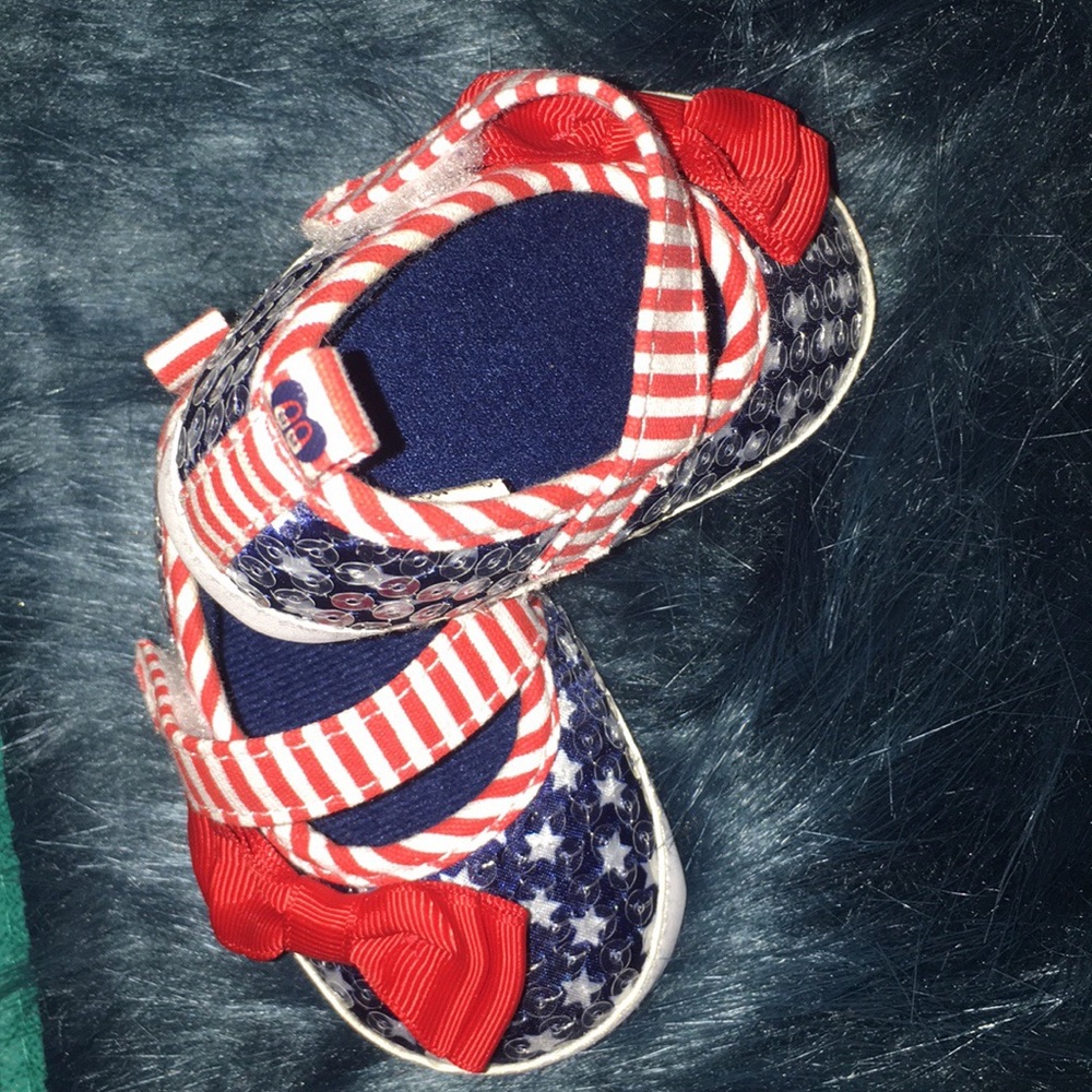 Baby Girl’s Fourth Of July Sandals - Picture 2 of 4